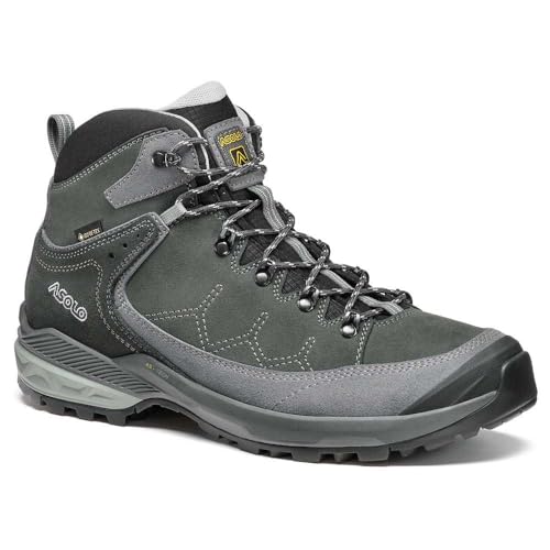 Asolo Falcon Evo Lth GV Mm, Stivali da Montagna Unisex-Adulto, Grigio Chiaro Nero, 47 EU