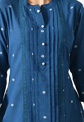 Image of Meesan Women's Casual Ethnic 3 /4 Sleeve Printed Tunic