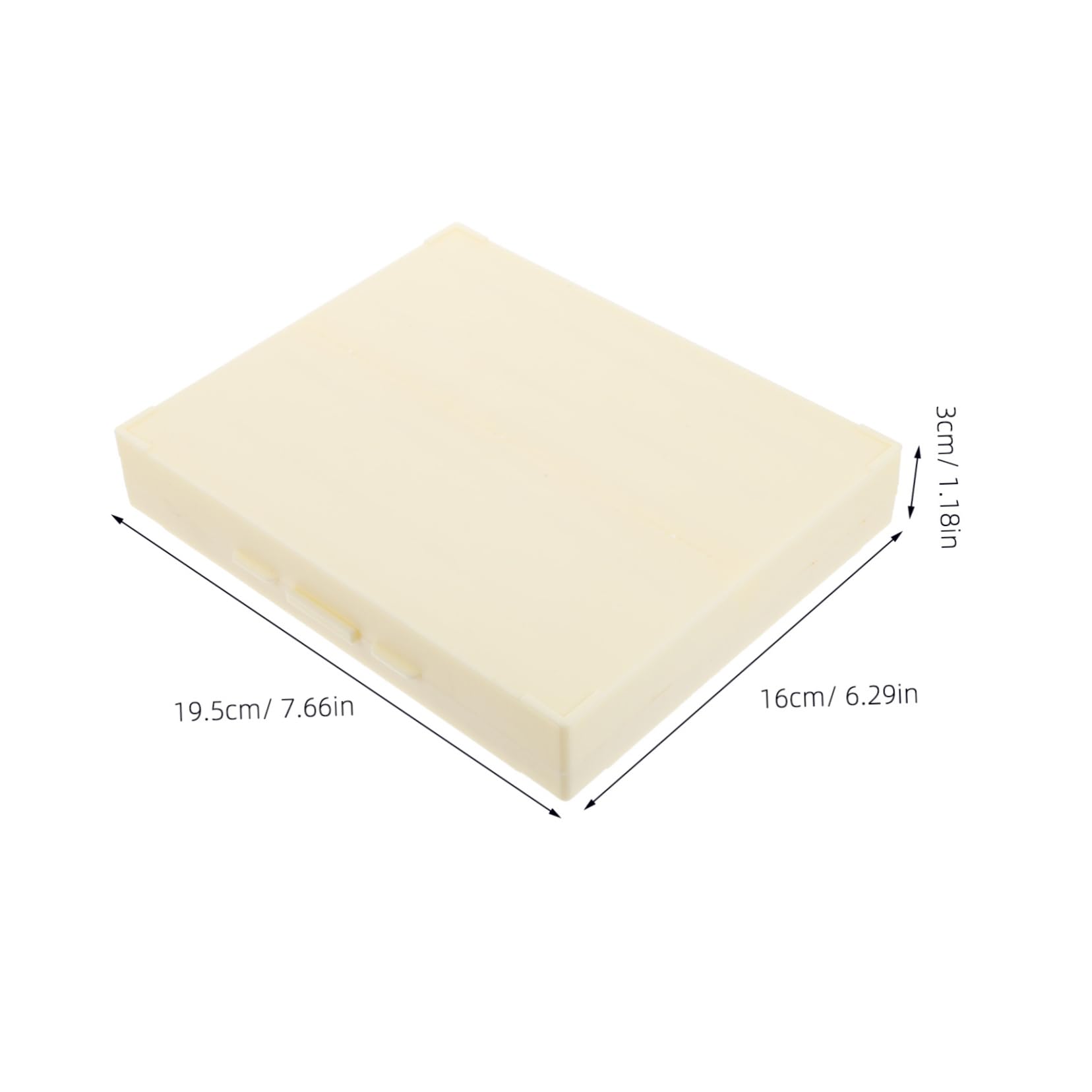 KICHOUSE Box Microscope Slide Storage Microscope Slides Laboratory Medical Suplies Microscope Case Microscope Slide Holder White