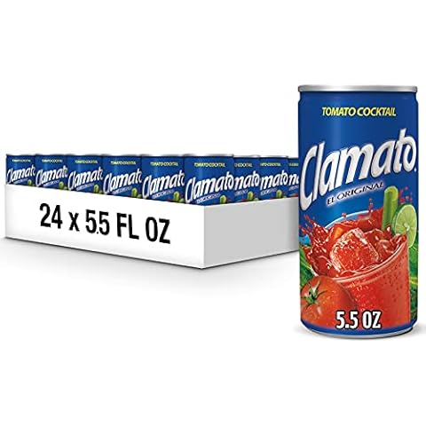 Clamato Original Tomato Cocktail, 5.5 fl oz cans (Pack of 24) Cover
