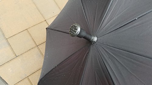 Kona Reverse Folding Umbrella ~ Inverted 60 MPH Windproof Travel Umbrella with Tote Bag, Ninja Grip Handle & Walking… - Image 5