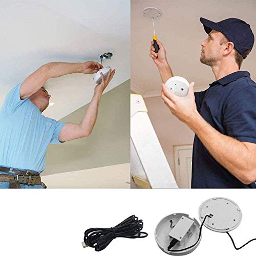 Pelay Upgrade Hidden Camera Smoke Detector Hd 1080P Wifi Smoke Detector Spy Cameras Wireless Nanny Cam With Motion Detection/Night Vision For Home Security Surveillance Hidden Camera #TOP4