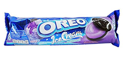 Image of Oreo Ice Cream Sandwich Biscuit - Blueberry, 137g