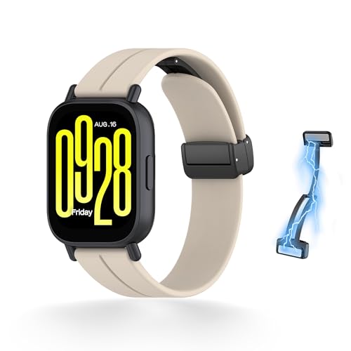 [KONXISA] For Redmi Watch 5 Active/Watch 5 Lite �p �o���h �����o���h �\�t�g�V���R�� �ʋC�� �X�|�[�c�X�g���b�v �����o���h���X�g�o���h ���K�A�ϋv���A�h�����h�� �ȒP���� �u�₩ �j���������p�i�X�^�[���C