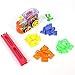 Train Électrique DIY Dominos Puzzle Jouets Jeux de Construction Creative Blocs à Jouer Plastique pour Enfants l'éducation Précoce des Casse-tête Ensemble Intéressant Jeu De Famille Cadeaux De Noël