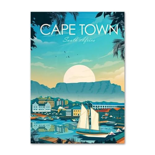 SHINERING Póster De Viaje De Ciudades Del Mundo Nórdico, Lienzo Para Pared, Impresiones, Imágenes Para Decoración Del Hogar, Dormitorio Y Sala De Estar. 30X40Cm Sin Marco