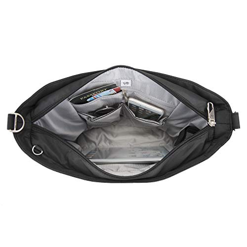 Travelon Anti-Theft Boho Tote, Black, One Size #TOP2