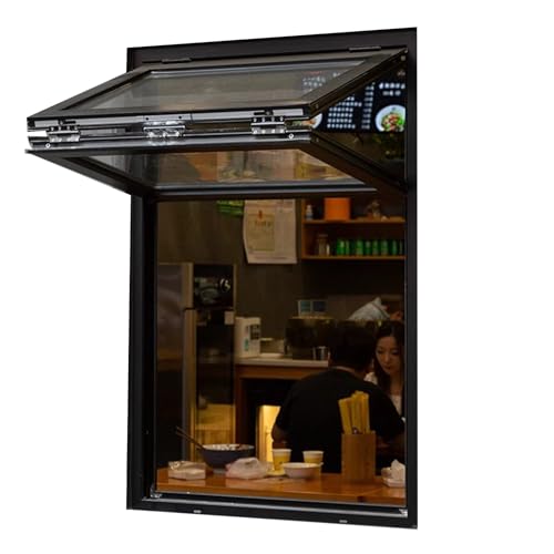 Ventana de aleación de aluminio hermética exterior plegable contra falta de espacio