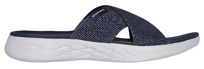 Image of Skechers Women On The Go 600 Glistening Slipper Casual Shoes