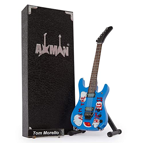 m Morello (Rage Against The Machine) Guitare personnalisée « Arm The Homeless » : réplique miniature de guitare… - Les Beatles, Paul McCartney, John Lennon, RIngo Starr, George Harrison m Morello (Rage Against The Machine) Guitare personnalisée « Arm The Homeless » : réplique miniature de guitare…