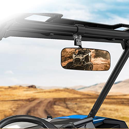 Espejo retrovisor UTV central de 1.75 a 2 pulgadas para Kawasaki Mule y Teryx 7