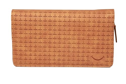 Image of Sukeshcraft Multiple Cheque Book Holder | Original PU Holds Upto 8 Cheque Books, Sensa Tan