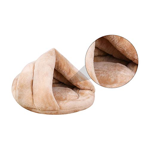 Canil estilo chinelos para animais de estimação, tapete grosso e quente para gatos de estimação, sac