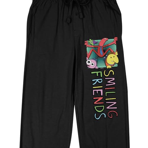 Bioworld Smiling Friends Black Sleep Pajama Pants2