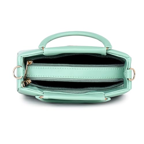 Image of LIKE STYLE Classy PU Sling Bag for Women | Structured Design, Zipper Closure & Stylish Metal Handle