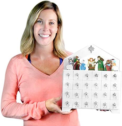 Miniatura 2 de Calendario de Adviento de madera con cajones rellenables, cuenta regresiva 2023 para Navidad