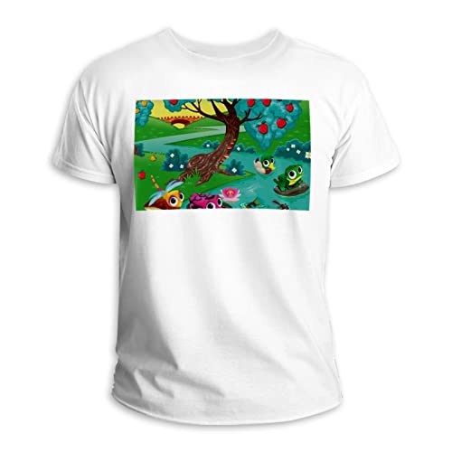 T-shirt rivière et forêt coton col rond XL l'esprit sauvage