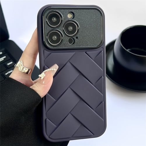 Coque en maille tressée iPhone 14 Pro Max anti-surchauffe avec protection objectif