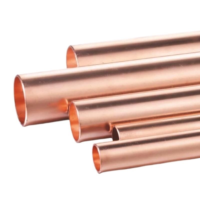 Hollow Round Copper Tube, Wall Thickness 0.25mm-2mm Length 250mm Straight Round Tube Copper, Copper Coil Tubing 1pc(12x1mm)