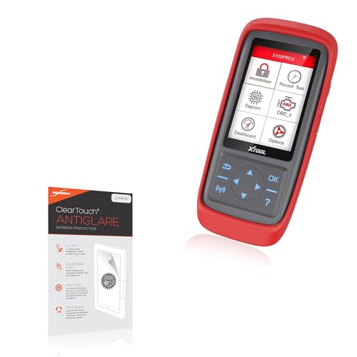 BoxWave Screen Protector Compatible with XTool X100 PRO2 (4 in) - ClearTouch Anti-Glare (2-Pack), Anti-Fingerprint Matte Film Skin