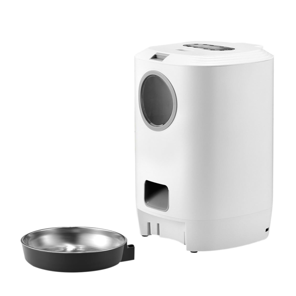 Beaupretty Comedero Automático Inteligente para Mascotas Capacidad de 4.5l, Alimentación Regular y Cuantitativa, Material Abs y Acero Inoxidable, Adecuado para Gatos y Conejos