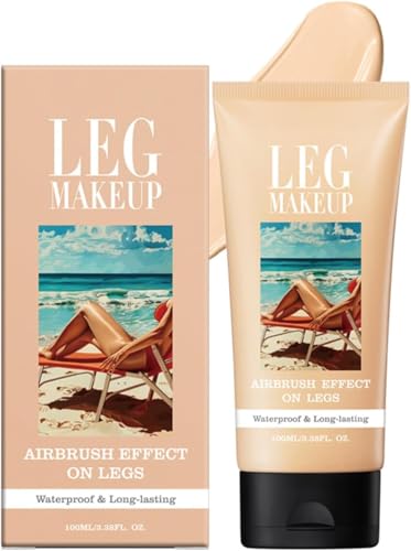 Maquillaje De Piernas Miracle De Paris | Perfector Corporal De Cobertura Completa Con Tecnología A Prueba De Sudor Y Potenciador De La Tez En Toda La Piel (# 1)