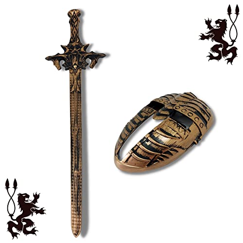 Brinquedo Máscara E Espada Gladiador Medieval 49cm, male