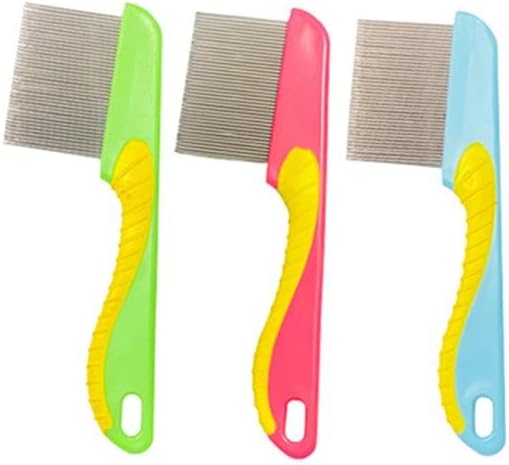 1 x Long Metal Nit Hair Comb Remove Head Lice And Eggs Effectively with Handle S&S PRODUCTS