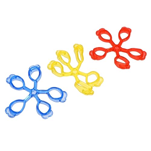 楽器アクセサリー 3個パック 指テンショントレーナー ハンドエクササイザー ギター バイオリン ピアノ用