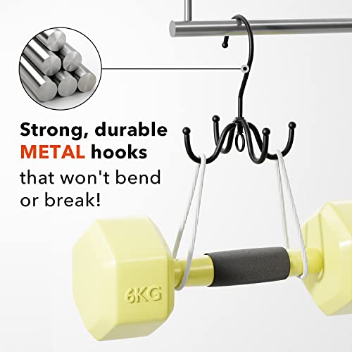 2 Pack Tie And Belt Hanger Organizer, Tie Rack Tie Holders Organizer For Closet, Scarf Holder Hook With 4 Claws, Belt Hooks For Closet Clothes Hangers, Hanging Scarf, Ties, Hats, Towels, Bags #TOP2