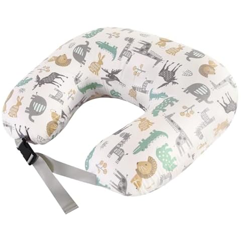 JOVELL Ergonomic Nursing Pillow with Strap Cover