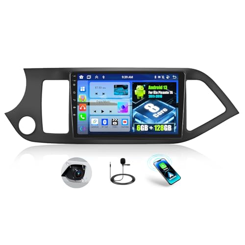 Autoradio Android 13 pour Kia Picanto TA avec CarPlay sans fil OiLiehu 6+128G