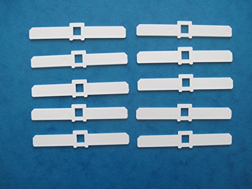 PACK OF 10 HILLARYS STANDARD VERTICAL BLIND TOP HANGERS 3.5" (89MM)
