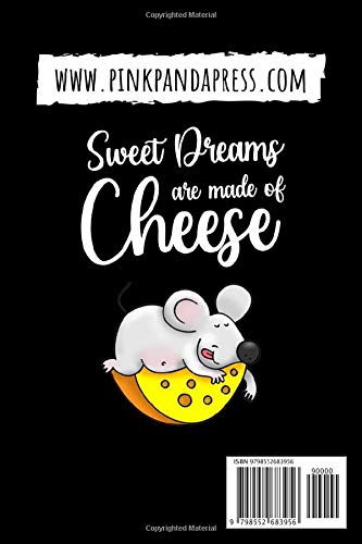 Vista 2 de Sweet Dreams Are Made Of Cheese Cheese Tasting Journal & Log Book Gifts For Cheese Lovers