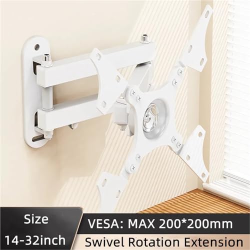 Support mural pour TV pour éviter les reflets sur écran plat LED LCD 14-37"