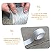 HOMOCONO 2pcs Butyl Tape Foil Leak Repair Tape for Roof Sealing Strong Adhesive for Home and Industrial Use