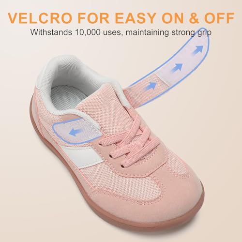 Toddler Wide Toe Box Shoes Zero Drop Minimalist Sneakers for Toddler/Little Kid Barefoot Slip on Tennis Shoes for Kids Boys Girls4