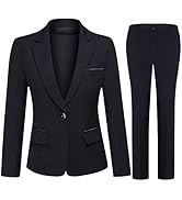 Amazon レディース 洋服 スーツ セット ズボン パンツスーツ 長袖 テーラードジャケット レジャー スリム 春 秋 冬 通勤 事務服 結婚式 ビジネス用 面接 無地 全3色 おおきいサイズ パンツスーツ 通販