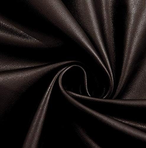 Golden Apple 1 Pair PU Leather Sofa Armrest Covers Armchair Arm Covers Stretchy Furniture Protectors for Couch Chair Arm (Black)
