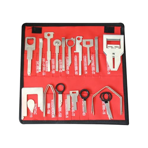Radio Removal Tool key and Removal Pry Tool Kit Universal