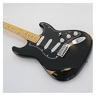 AMINIY Panneau en Acajou de Guitare de Guitare électrique avec Pick-up Guitare électrique Noir sans Couverture arrière… - Les Beatles, Paul McCartney, John Lennon, RIngo Starr, George Harrison AMINIY Panneau en Acajou de Guitare de Guitare électrique avec Pick-up Guitare électrique Noir sans Couverture arrière… – Image 3