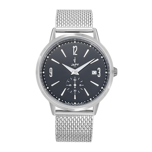 Montre JAPY Gaston 3 aiguilles cadran noir pour votre style quotidien élégant