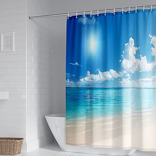 Rideau de douche polyester KnSam rideau de bain 180x180 imperméable - 2