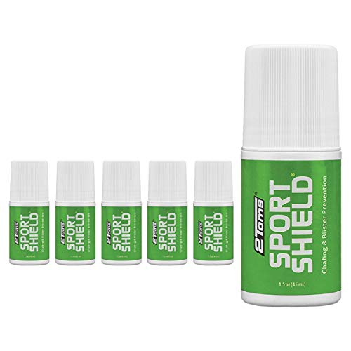 2Toms SportShield, Original Formula, All-Day Anti Chafe and Blister Prevention, Waterproof Protection from Chafing and Skin Irritation, 1.5 Ounces, 6 Bottles