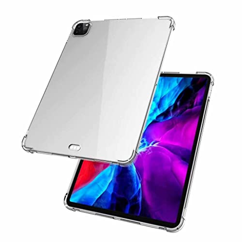 Transparent Case for iPad Pro 12.9 inch Case 2021 (5th Gen) Clear Shock Absorbing Flexible TPU Protective Cover Compatible with Pencil for iPad Pro 12.9 2021/2020 - Image 2