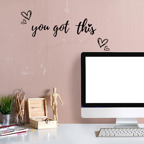 PLIGREAT You Got This Quotes Wall Stickers, Peel and Stick Wall Decals - Image 2