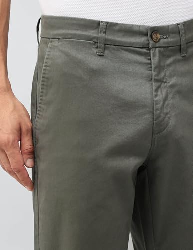 Image of U.S.Polo Association Men's Riley Straight Fit Twill Trousers (USTRO0641S Green 38)