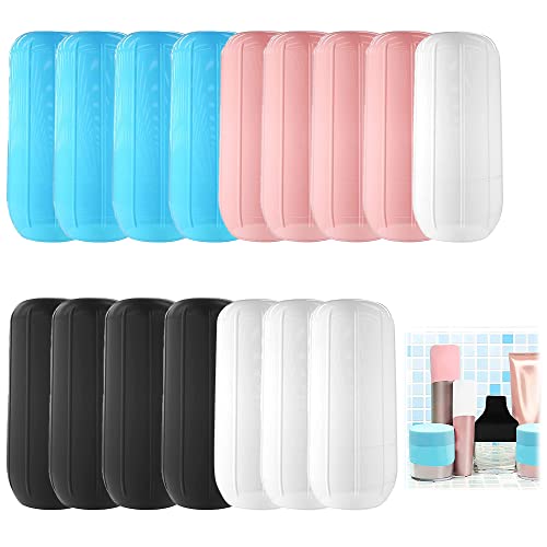 LUFEIS Reise Silikon Flaschenhüllen 16 Stück, Bottle Sleeve Travel,...