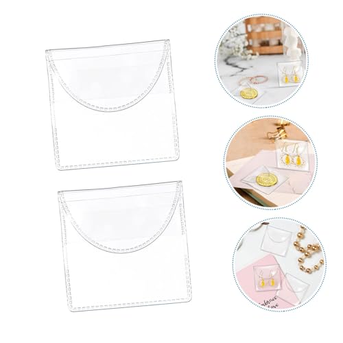 Bolsas para monedas transparentes SHINEOFI fundas de plastico protectoras para exposiciones 7