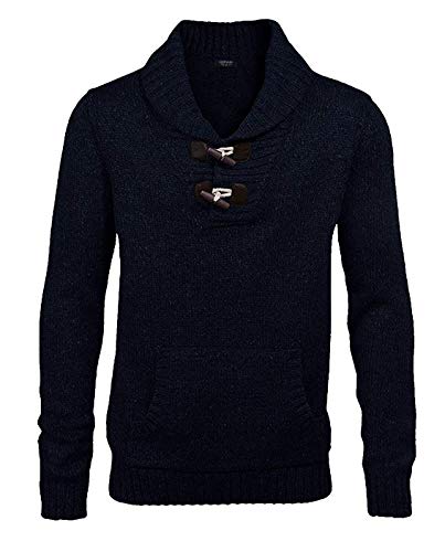 COOFANDY Men's Shawl Collar Cable Knit Sweater #TOP5